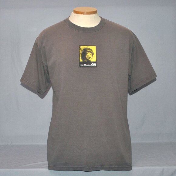 Vintage Northwave Snowboarding T-shirt Size Large Gray Short Sleeve Logo Tee - Picture 1 of 11
